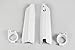 UFO Plastics Fork Protectors White for Yamaha WR YZ 96-04