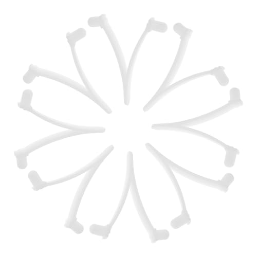 TOYANDONA 8 Stück Poolreinigungszubehör V-Clip Kunststoff Poolbürstenclips Skimmer Und Laubkescher Griffclips Für Pools Reinigung Und Befestigung