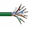 1585AU4 1 Reel 24 AWG 4 Nonbonded-Pairs CAT5E CMP Plenum Non-Shielded Voice & Data Cable - Green - UnReel Belden (Units of 1000 Feet)