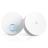 Wireless doorbells,Linptech Dog Doorbell Touch Button for Potty Training,Door Bell Ringer wireless w