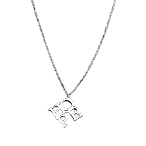 Collier lettre acier inoxydable pour femme, bijou tendance doré résistant à l'eau