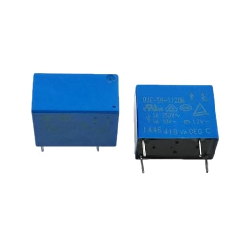 Relais 12VDC SH112DM OJE-SH-112DM commutateur normalement ouvert 4 pin 5A lot de 10 pour carte PCB
