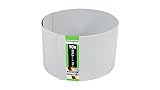 Gartenwelt Riegelsberger Premium Sichtschutzstreifen Hart-PVC für Doppelstabmatten Sichtschutz Streifen 10 Stück LICHTGRAU RAL 7035 mit Länge 2,525 Meter Höhe 19 cm Stärke 1,35 mm