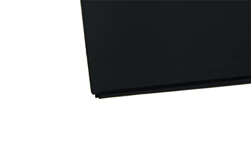 Dopro Uncut 11 Inchx17 Inch Diy Blank Guitar Bass Pickguard Material Sheet Scratch Plate Material Sheet 29X43Cm Glossy Black 1 Ply  thumb #3