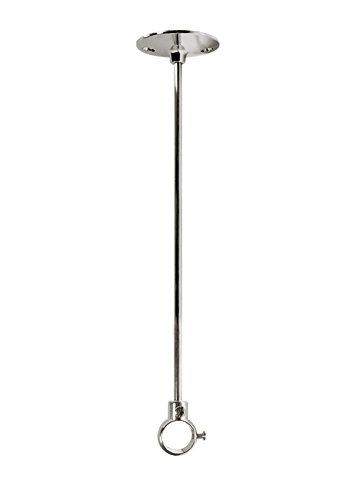 Polished Nickel Corner Shower Curtain Rod (48