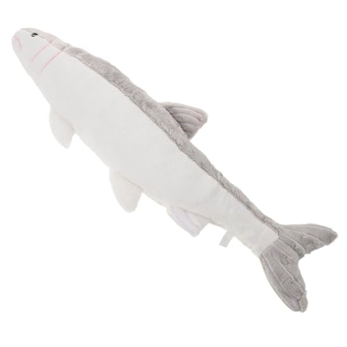 PAMINGONO Almohada de Peluche en Forma de Pez de 50 Cm, Cojín Suave para Decoración de Habitaciones Infantiles, Animal Marino de Felpa Ligero y Portátil, Almohada de Peces Rellenos