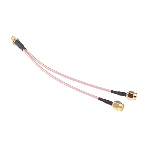 2 cables de extensión SMA hembra a SMA macho doble 15 cm miniatura 3