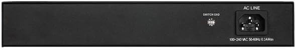 Rear view of D-Link DGS-1016C showing power input