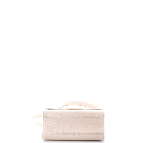 Pre-Loved Chunky Chain Twist Bag Epi Leather PM, Neutral4