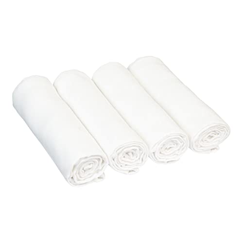 BORNINO Mullwindeln im 4er-Pack 80x80cm Stoffwindel, 4
