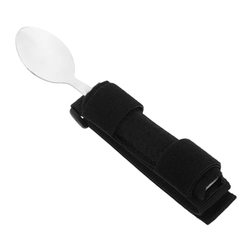 KOMBIUDA Assistive Eating Utensils for Elderly Weighted Spoons Adaptive Handicap Cutlery Utensil Sets