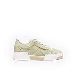 Felmini - Chaussures Femme - Tomber en Amour avec Ketra D041 - Baskets - Cuir Véritable - Vert - 40 EU Size