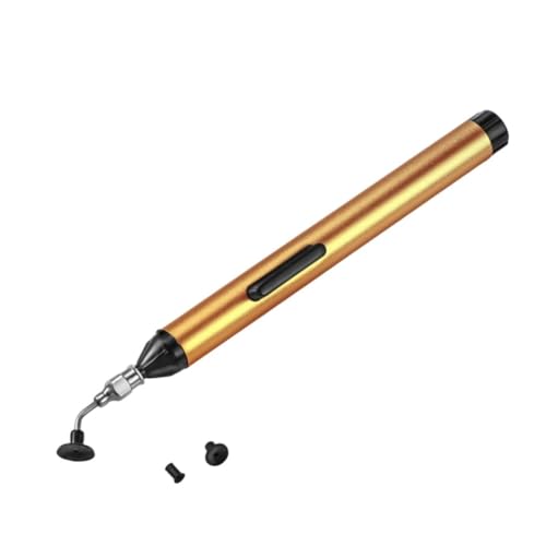 Helilyco Bolígrafo de recogida al vacío para extracción SMD IC con 3 puntas (10 mm/7 mm/3 mm), capacidad de succión de 40 g/18 g/3 g, compatible con herramientas de desoldadura