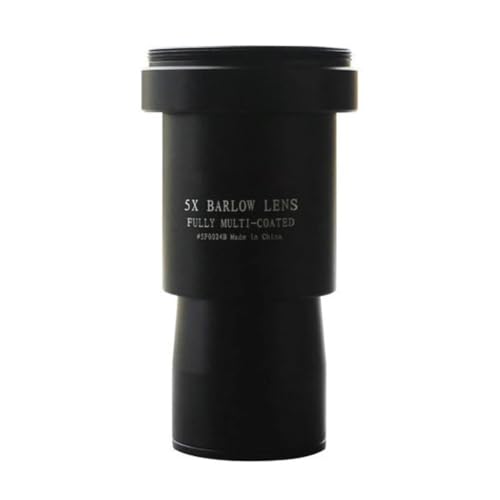 Accesorios para telescopios astronómicos: lente Barlow 5X y 1,25" con rosca M45