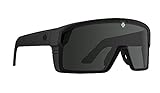 Spy Optic Monolith Sunglasses Matte Black w/Happy Grey Green Black Spectra Mirror Lens