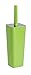Produktbild WENKO 22467100 WC-Garnitur Candy - geschlossener WC-Bürstenhalter, 10 x 38,5 x 10 cm, grün