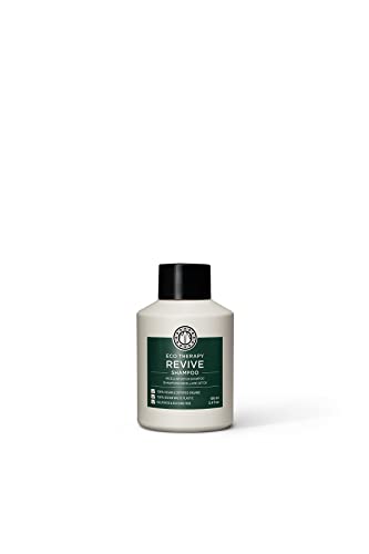 Maria Nila Eco Therapy Revive, Champú, 100 ml, Limpieza Profunda, Aceite y Grasa de Extractos de Moléculas Micelares, 100% Vegano y Libre de Sulfatos/Parabenos