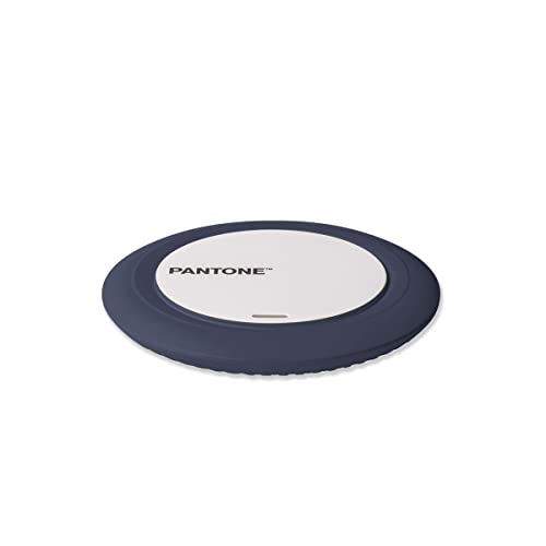 Celly Pantone Qi Caricabatterie Wireless, Carica Batterie Wireless Per Cellulare, Ricarica Wireless 7.5W, Caricatore Da Tavolo Per Iphone E Android, Navy - 2