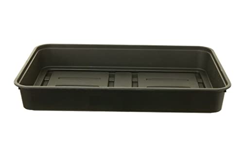 Vision4ever 5Pcs Black Plastic Garden Greenhouse Tray or Seed Tray Useful For Garden and Outdoor
