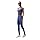 Calça Legging Feminina Canelada Sem Costura - Azul Médio