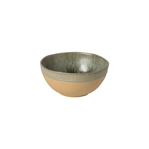 Costa Nova Ceramic Stoneware 6" Latte Bowl - Arenito Collection, Sage green | Microwave & Dishwasher Safe Dinnerware | Food Safe Glazing | Restaurant Quality Dinnerware