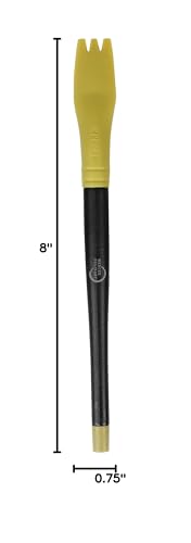 Image of Mercer Culinary Silicone Lancet Arch Plating Brush, 3mm