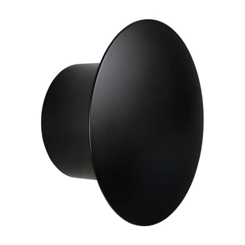 United Pacific 10344 Axle Hub Cover Kit, Aero Full-Moon Rear, Matte Black