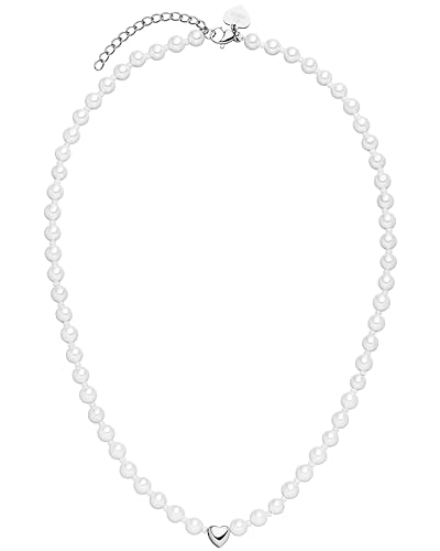 Purelei Lovely Kette Damen (Silber) – Halskette Damen aus langlebigem Edelstahl – Wasserfeste Kette mit Anhänger… – Ansicht 1