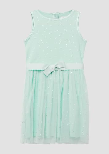s.Oliver Junior Mädchen Kleid – gepunktet, Bindegürtel, ärmellos – Ansicht 5
