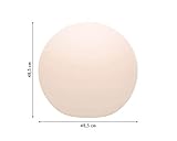 8 seasons design | Deko Leuchtkugel Shining Globe (E27, Ø 50 cm groß, matt, IP44 wetterfest, Indoor & Outdoor, Kugel, Gartendekoration, Beleuchtung) weiß - 4