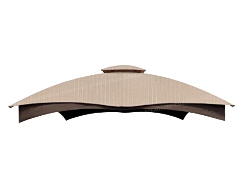APEX-GARDEN-Replacement-Canopy-Top-for-The-Lowes-Gazebo-Model-GF-12S004B-1-GF-12S004BTO-Beige-Ripstop-Fabric APEX GARDEN Replacement Canopy Top for The Lowes Gazebo Model GF 12S004B 1 GF 12S004BTO Beige Ripstop Fabric