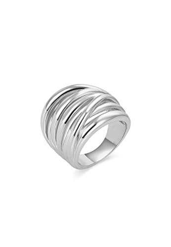 LUXENTER Anillo Amki, talla única, Metal no precioso