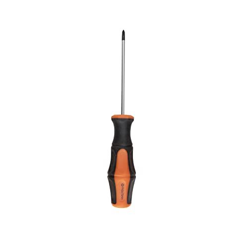 Image of Groz Cushioned Grip Screwdriver with Magnetic Tip | Philips Head | Durable Construction | Corrosion Resistant | Non-Slip Grip | Screwdriver for Home, Professional, DIY Use | SCDR (PH0 X 75mm)