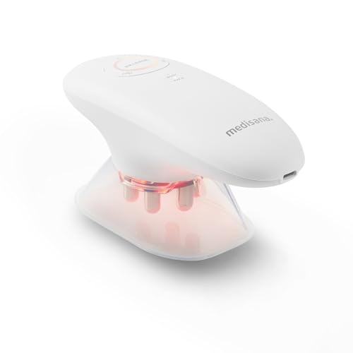 medisana VC 150 masajeador de ventosa para piel bonita y firme, dispositivo de masaje de ventosa con vacío, EMS y luz roja, masaje anticelulítico con drenaje linfático, aumenta flexibilidad de fascias