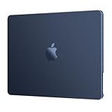 EooCoo Compatible with MacBook Air 13 inch Case 2026 2025-2022 M4 M3 M2 A3240 A3113 A2681, Upgrade Matte, Scratch Resistant, Sturdy Protective Hard Shell for Mac Air 13.6 inch Case, Midnight Clear