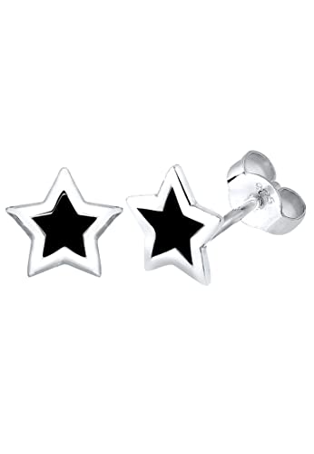 Boucles Oreilles Clous Étoiles Émail le cadeau parfait pour les fêtes