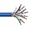 1585AU5 1 Reel 24 AWG 4 Nonbonded-Pairs CAT5E CMP Plenum Non-Shielded Voice & Data Cable - Blue - UnReel Belden (Units of 1000 Feet)