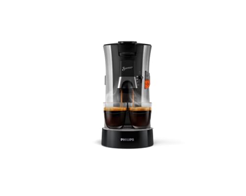 Foto von Philips CSA250/11 Kaffeepadmaschine Senseo Select Eco, Intensity Plus, Crema Plus, Memo-Funktion, gebürsteter Stahl
