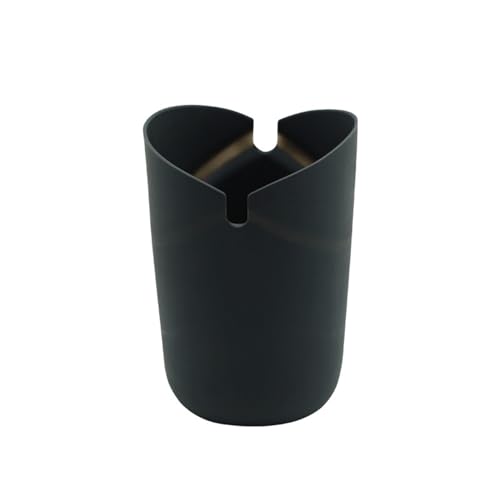 BBTISG 2 Pcs Microwave Popcorn Maker, 110mm * 80mm * 145mm Reusable High Temp Resistant Flexible Microwave Popcorn Popper Popcorn Maker Collapsible Silicone Bowl for Kitchen (Black)
