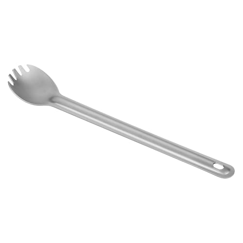 Long Handle Spork Eco-Friendly Ultralight Portabale Flatware for Outdoor Camping Backpacking Hiking Travel Picnic Tableware with Bag(Spork)