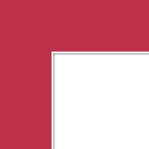 15x29 Cardinal / Rouge Custom Mat for Picture Frame with 11x25 opening size (Mat Only, Frame NOT Included)