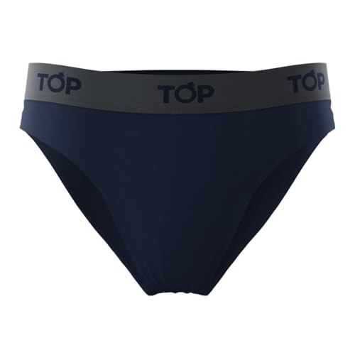 TOP - Men's 100% Cotton Briefs - Pack of 5 - Breathable & Lightweight for All-Day Comfort3