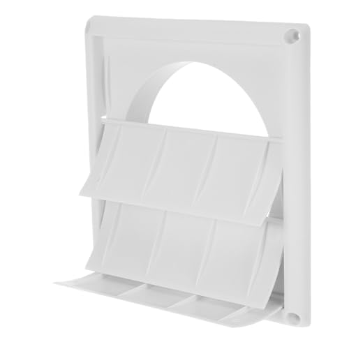 Gatuida Cubierta de Ventilación Exterior para Aire Rejilla de Ventilación Plástica de Pared Compatible Aire Acondicionado y Extractores de Cocina