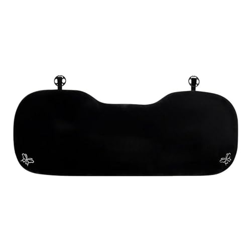 Housse de coussin de siège de voiture en peluche style papillon mode hiver universel