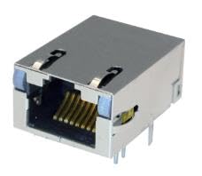 ARJM11D7-009-AB-EW2 100BASE-T, 1PORT, ETHERNET Connector, MAGJACK, PCB Mount, TAB UP