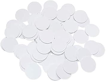20pcs NTAG215 Chip NFC Round Cards NFC 215 RFID Tag Compatible with Yanzeo TagMo and Amiibo, Fully Programmable 504 Byte Memory for NFC Enabled Devices