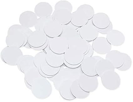 20pcs NTAG215 Chip NFC Round Cards NFC 215 RFID Tag Compatible with Yanzeo TagMo and Amiibo, Fully Programmable 504 Byte Memory for NFC Enabled Devices