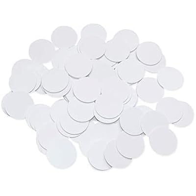 20pcs NTAG215 Chip NFC Round Cards NFC 215 RFID Tag Compatible with Yanzeo TagMo and Amiibo, Fully Programmable 504 Byte Memory for NFC Enabled Devices