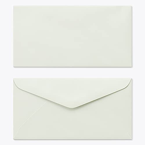 山櫻 封筒 洋6 ダイヤ貼 ECグレーCoC 紙厚100g 〒枠ナシ 100枚 / B5三折用 パステルカラー 無地 郵便番号枠なし 00407028-0100