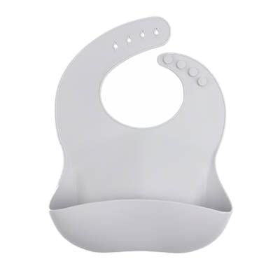 Baby Self-Feeding Utensils Set - 6 Piece Set with Suction Bowl, Plate, Fork, Spoon, Sippy Cup and Bib - BPA-Free, Dishwasher Safe - Helps Infants and Toddlers Transition to Solids - Gray